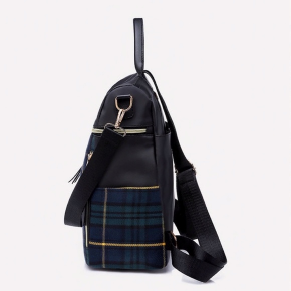 FLASH SALE- GWENN Plaid Backpack - Picture 4 of 5